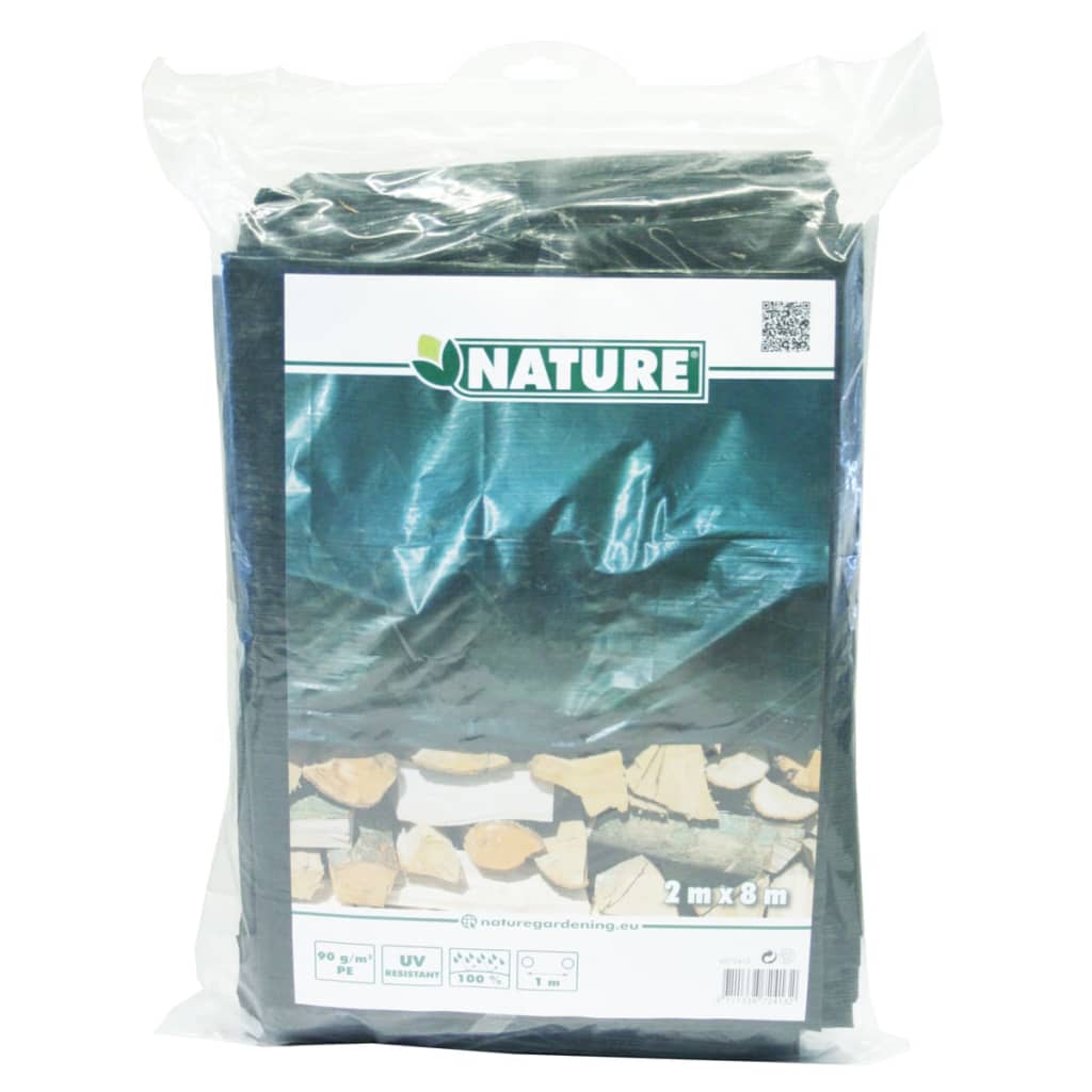 Nature Wood Tarpaulin 2x8 m PE Green 6072413