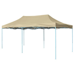 Foldable Tent Pop-Up 3x6 m Cream White