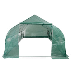 Portable Polytunnel Greenhouse Steel Frame Walk-in 18 m²