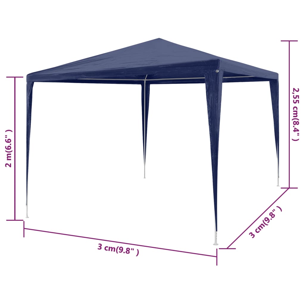 Partytent 3x3 Blue