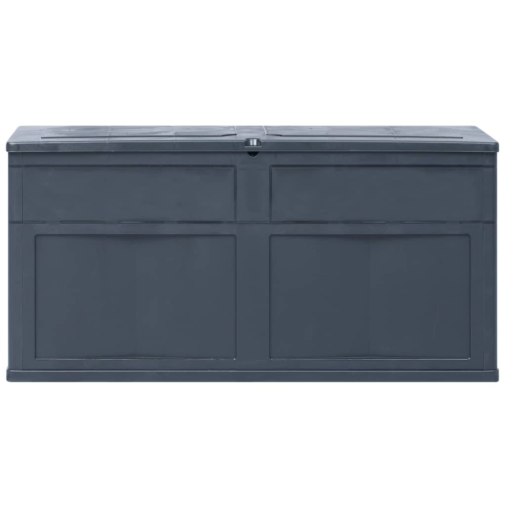 Garden Storage Box 320 L Black