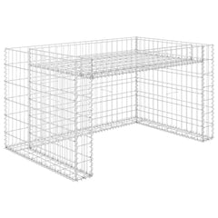 Lawn Mower Garage with Raised Bed 110x80x60 cm Steel Wire