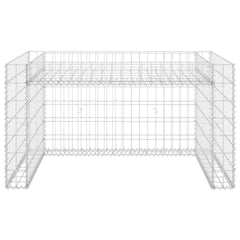 Lawn Mower Garage with Raised Bed 110x80x60 cm Steel Wire