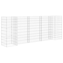 H-Shaped Gabion Planter Steel Wire 260x40x100 cm