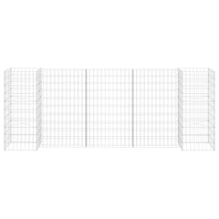 H-Shaped Gabion Planter Steel Wire 260x40x100 cm