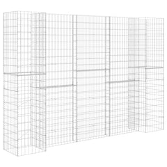 H-Shaped Gabion Planter Steel Wire 260x40x180 cm