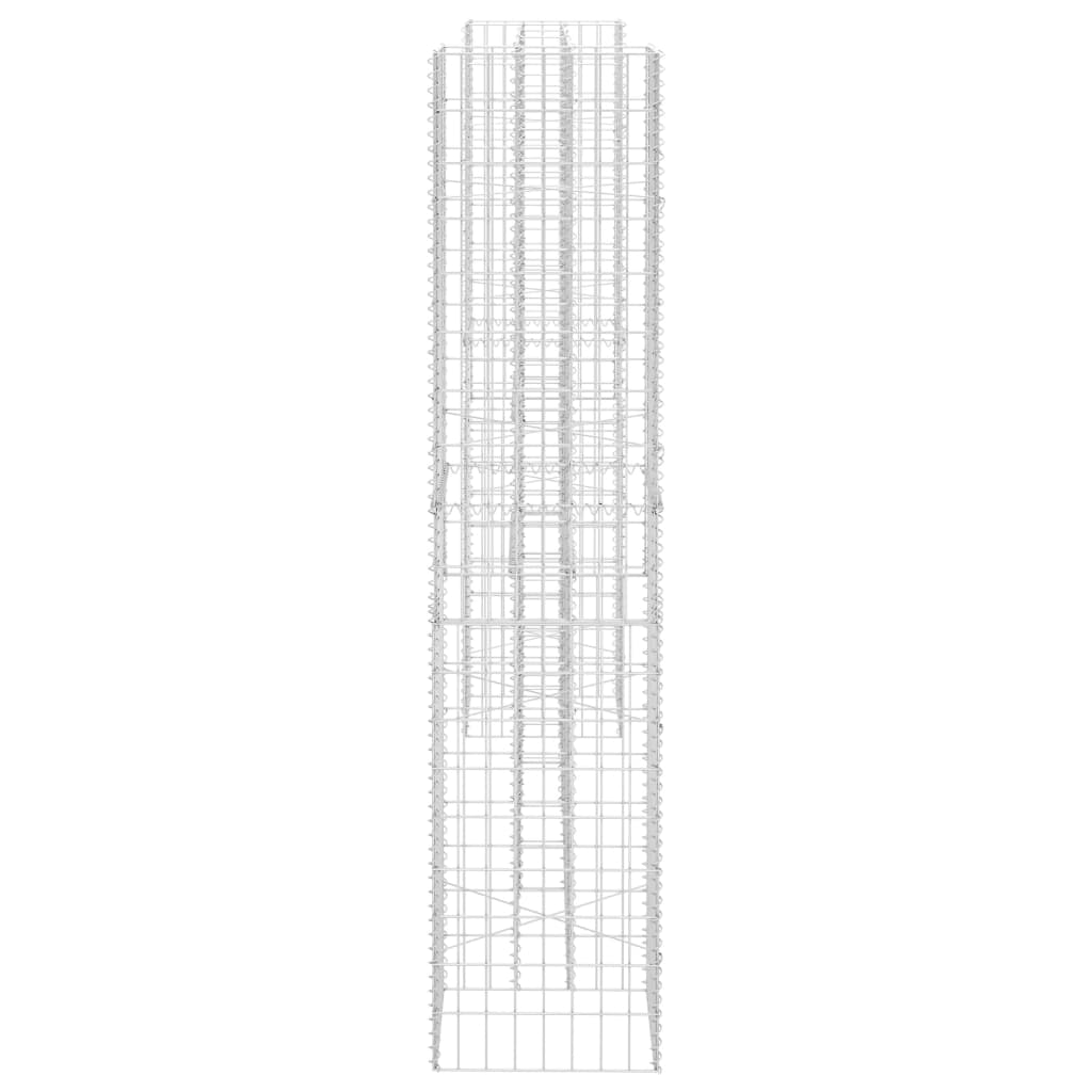 H-Shaped Gabion Planter Steel Wire 260x40x180 cm