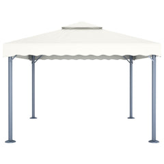 Gazebo 400x300 cm Cream Aluminium