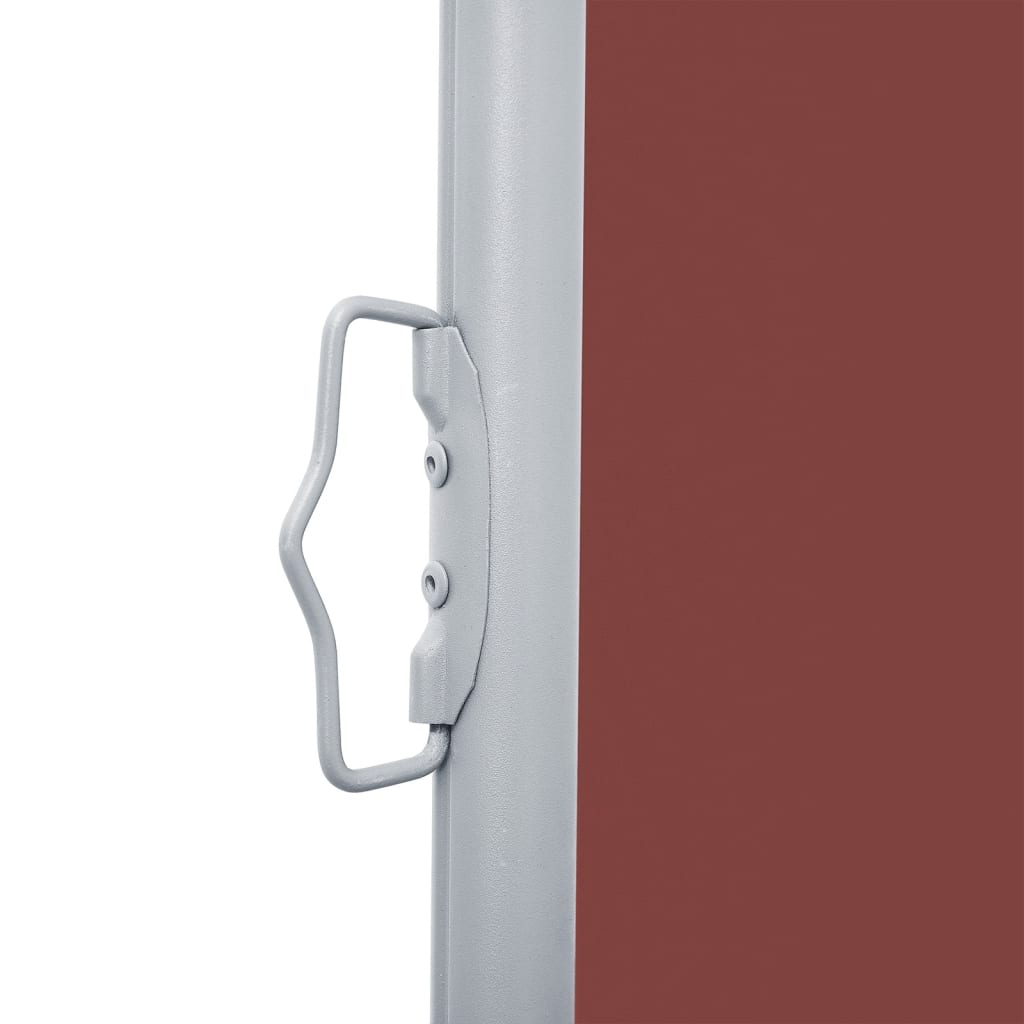 Retractable Side Awning Brown 140x1000 cm