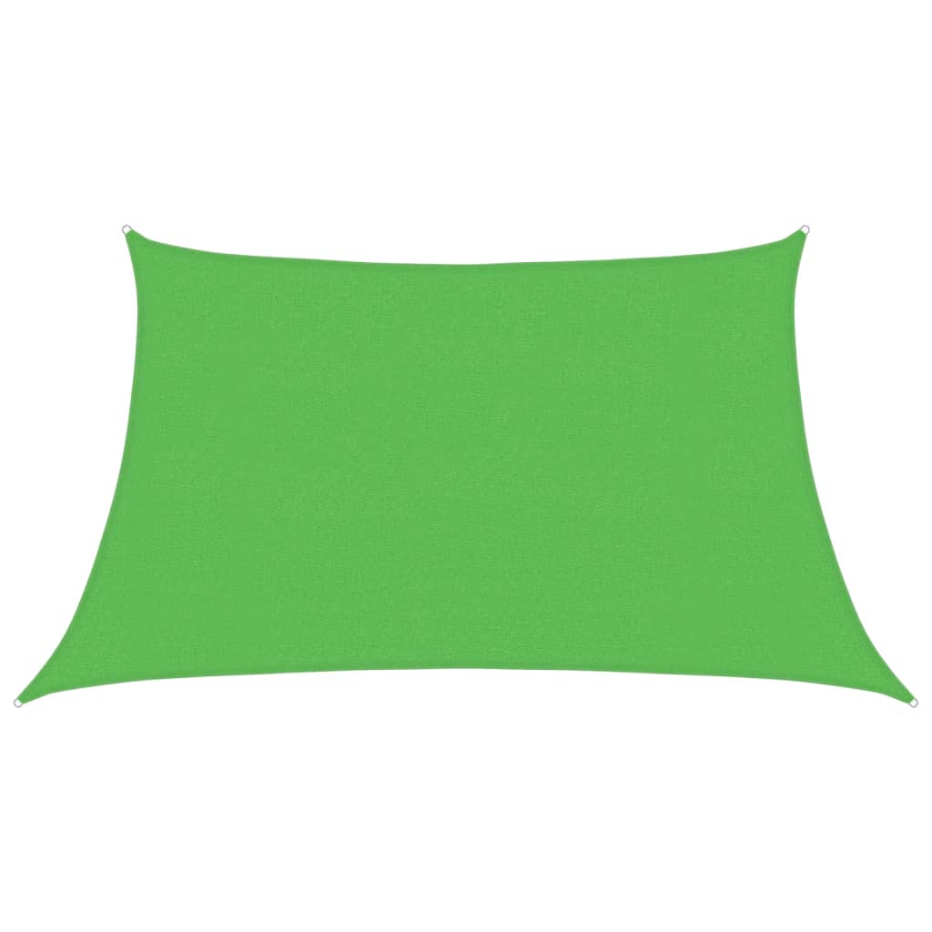 Sunshade Sail 160 g/m² Light Green 3/4x2 m HDPE