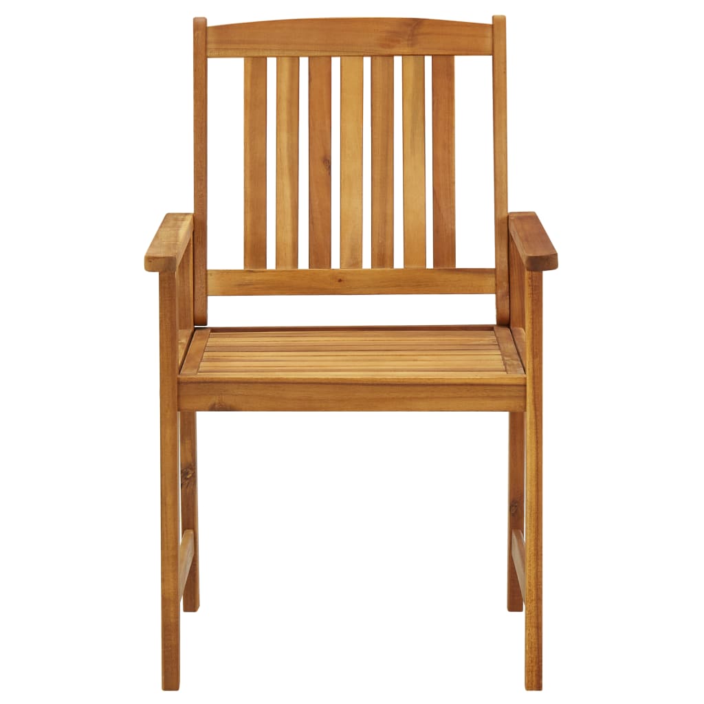 Garden Chairs 4 pcs Solid Acacia Wood