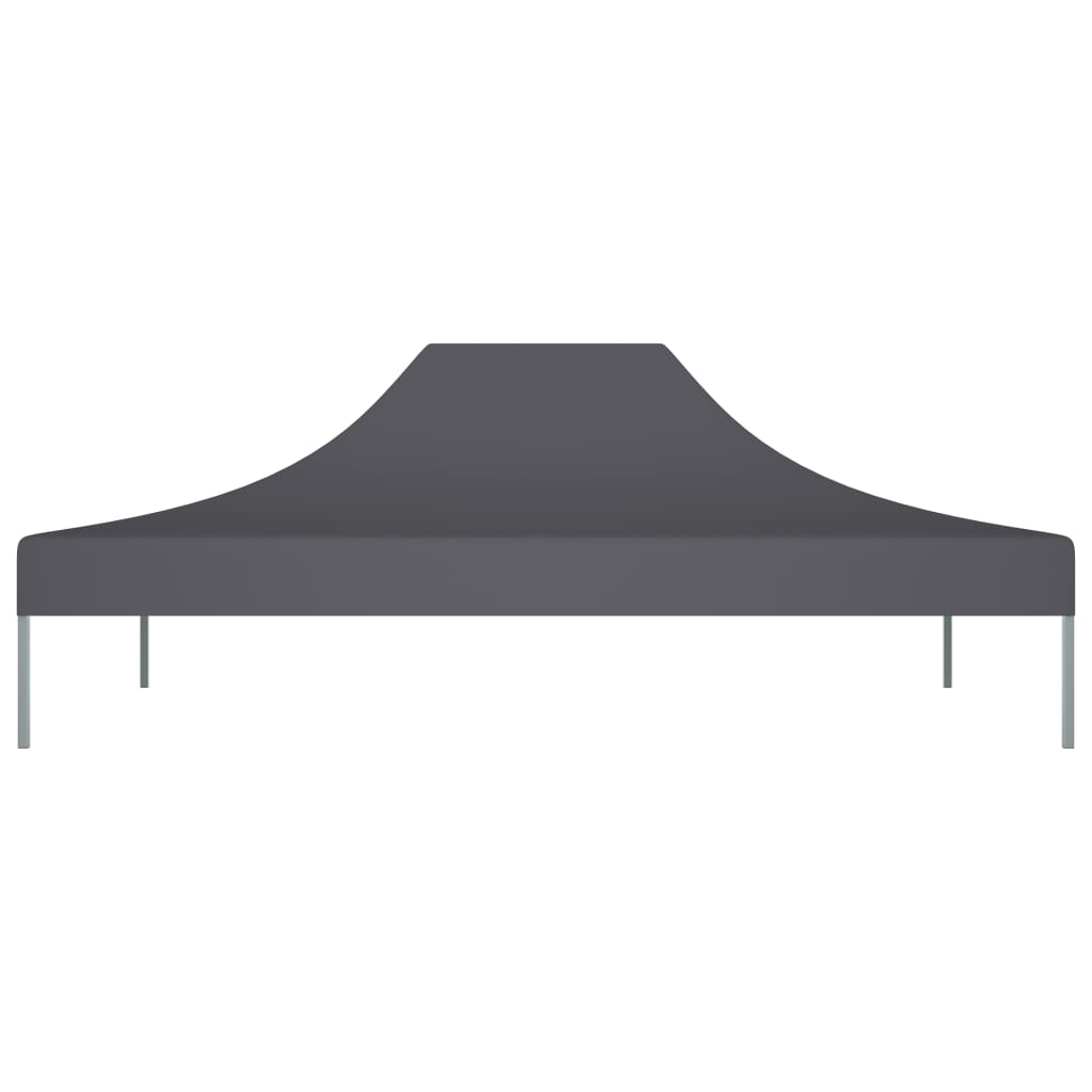 Party Tent Roof 4x3 m Anthracite 270 g/m²