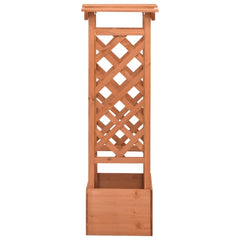 Trellis Planter with Arch 49x39x117 cm Firwood