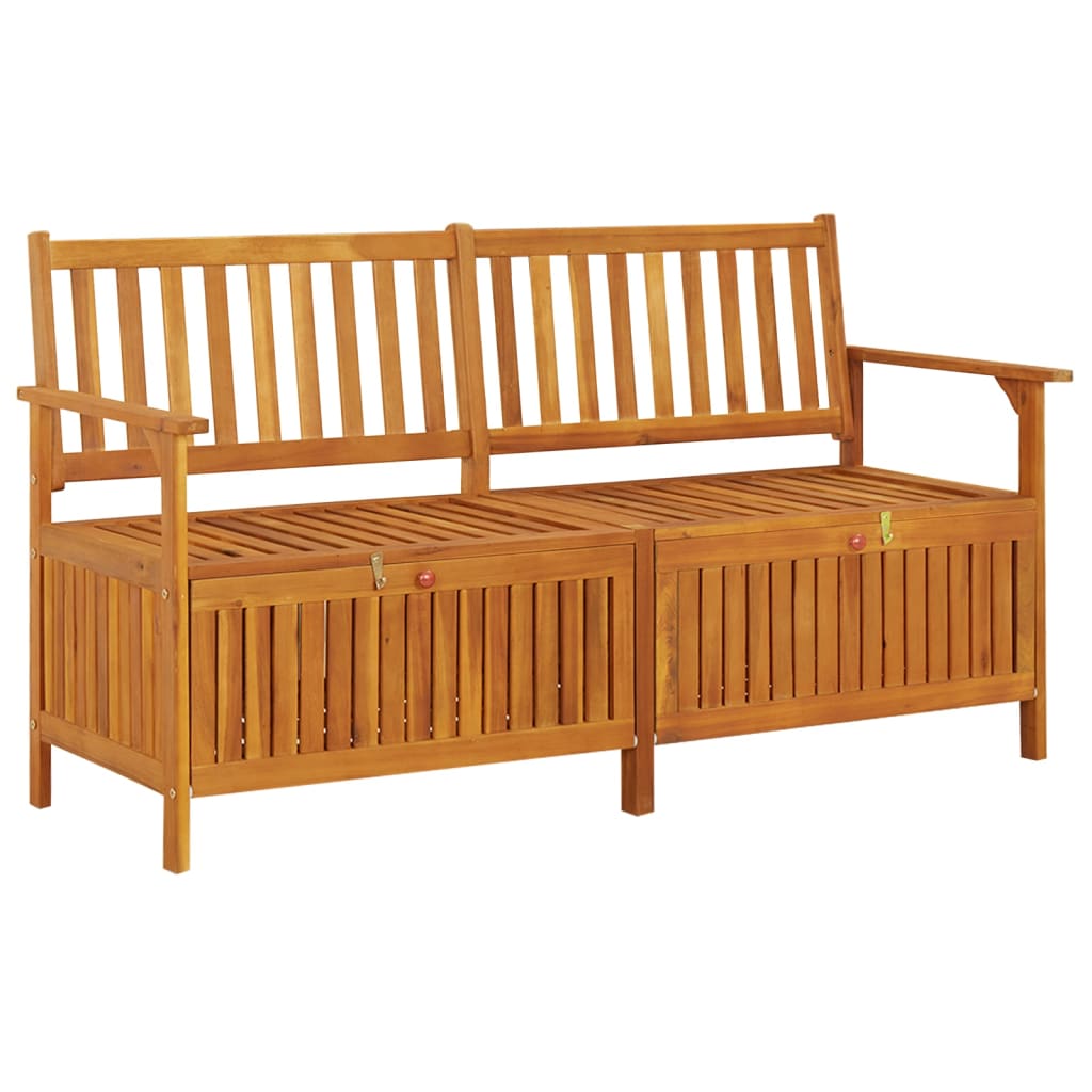 Storage Bench 148 cm Solid Wood Acacia