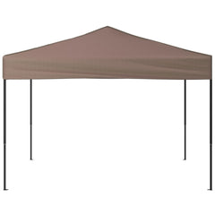 Folding Party Tent Taupe 3x3 m