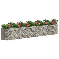 Gabion Raised Bed Galvanised Iron 600x100x100 cm