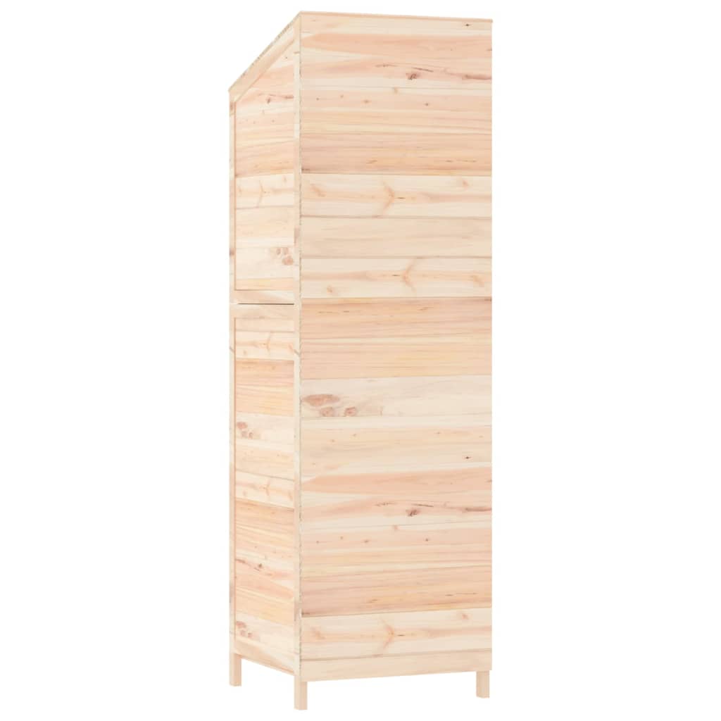 Garden Shed 55x52x174.5 cm Solid Wood Fir