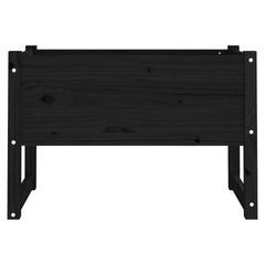 Planter Black 78x40x52 cm Solid Wood Pine