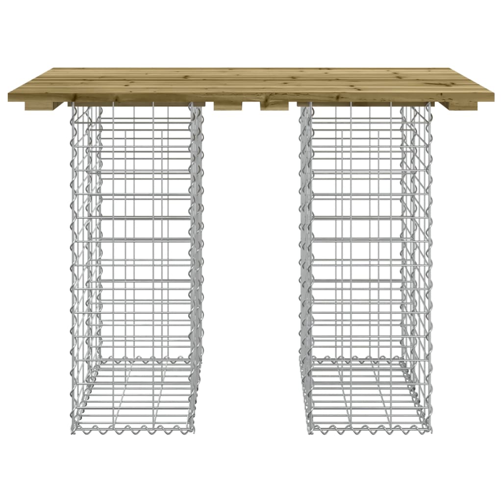 Garden Bench Gabion Design 100x70x72 cm Impregnated Wood Pine