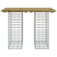 Garden Bench Gabion Design 100x70x72 cm Impregnated Wood Pine