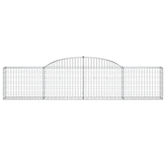 Arched Gabion Baskets 20 pcs 300x30x60/80 cm Galvanised Iron