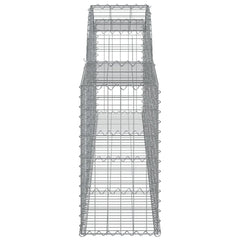 Arched Gabion Basket 300x30x60/80 cm Galvanised Iron