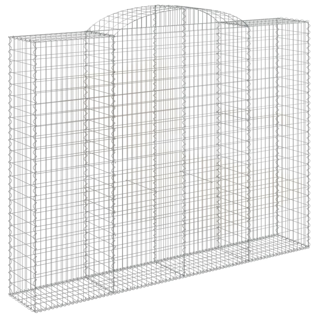 Arched Gabion Basket 300x50x220/240 cm Galvanised Iron