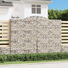 Arched Gabion Basket 300x50x220/240 cm Galvanised Iron