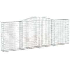 Arched Gabion Basket 400x30x140/160 cm Galvanised Iron