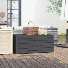 Garden Box Grey 101x50.5x46.5 cm Solid Wood Pine