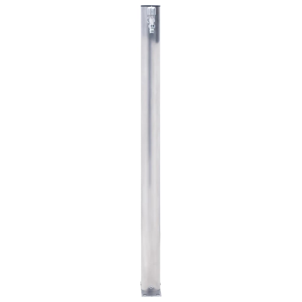 Garden Water Column 60 cm Stainless Steel Round