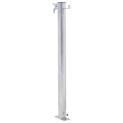 Garden Water Column 100 cm Stainless Steel Round