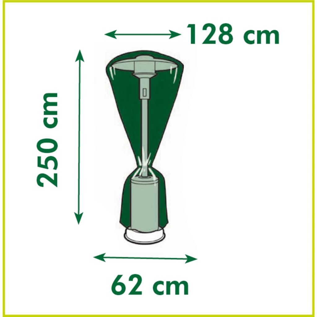 Nature Protective Cover for Patio Heaters 250x128x62 cm