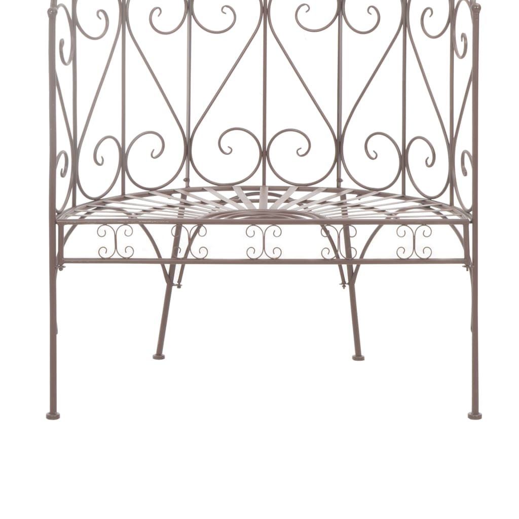 Garden Bench 95 cm Iron Antique Brown