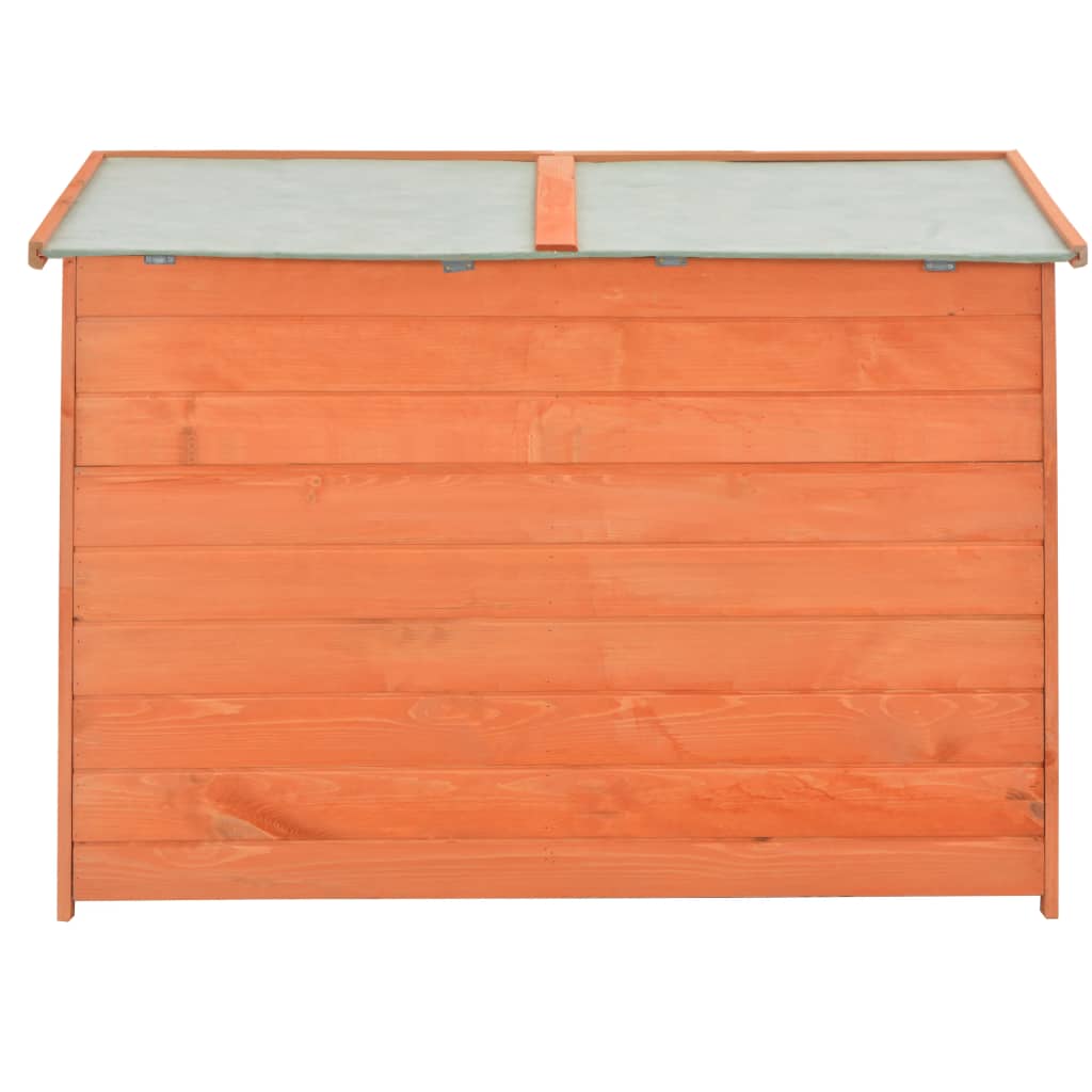 Garden Storage Shed 128x42x91 cm Wood