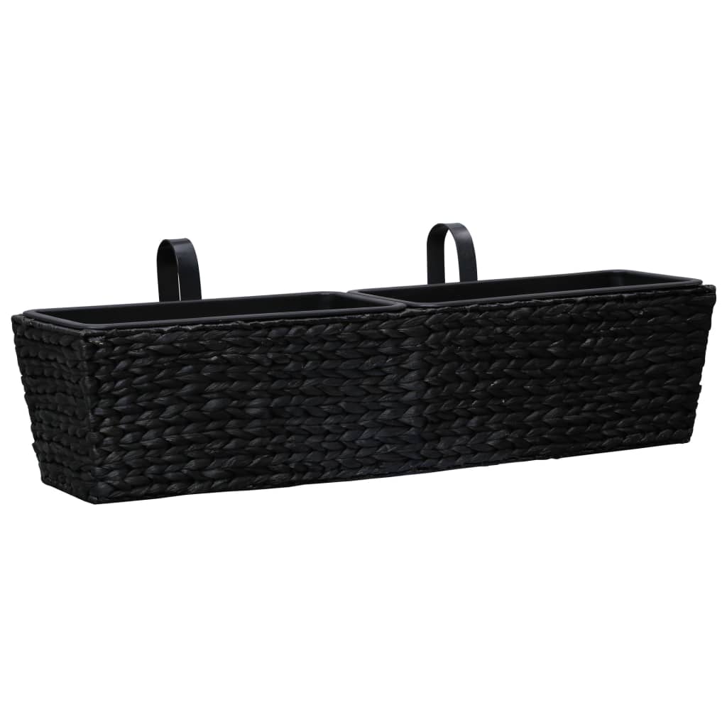 Planters 2 pcs Water Hyacinth Black