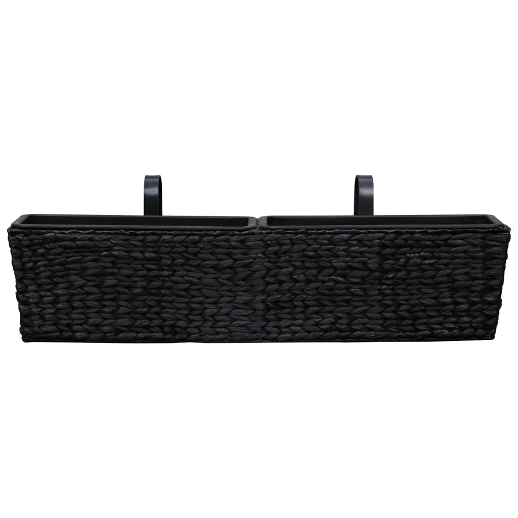 Planters 2 pcs Water Hyacinth Black