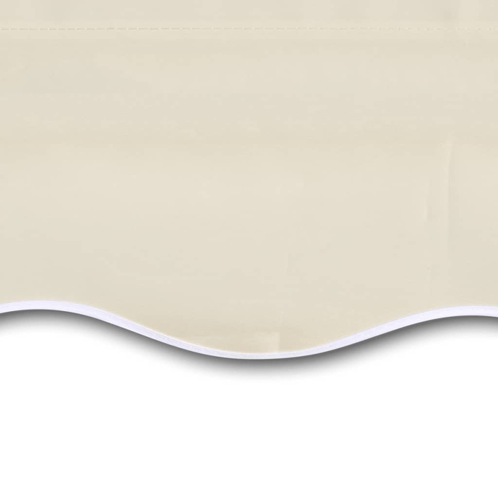 Awning Top Sunshade Canvas Cream 4 x 3 m