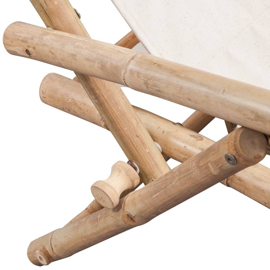 Outdoor Deck Chair Bamboo