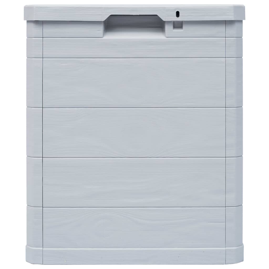 Garden Storage Box 90 L Light Grey