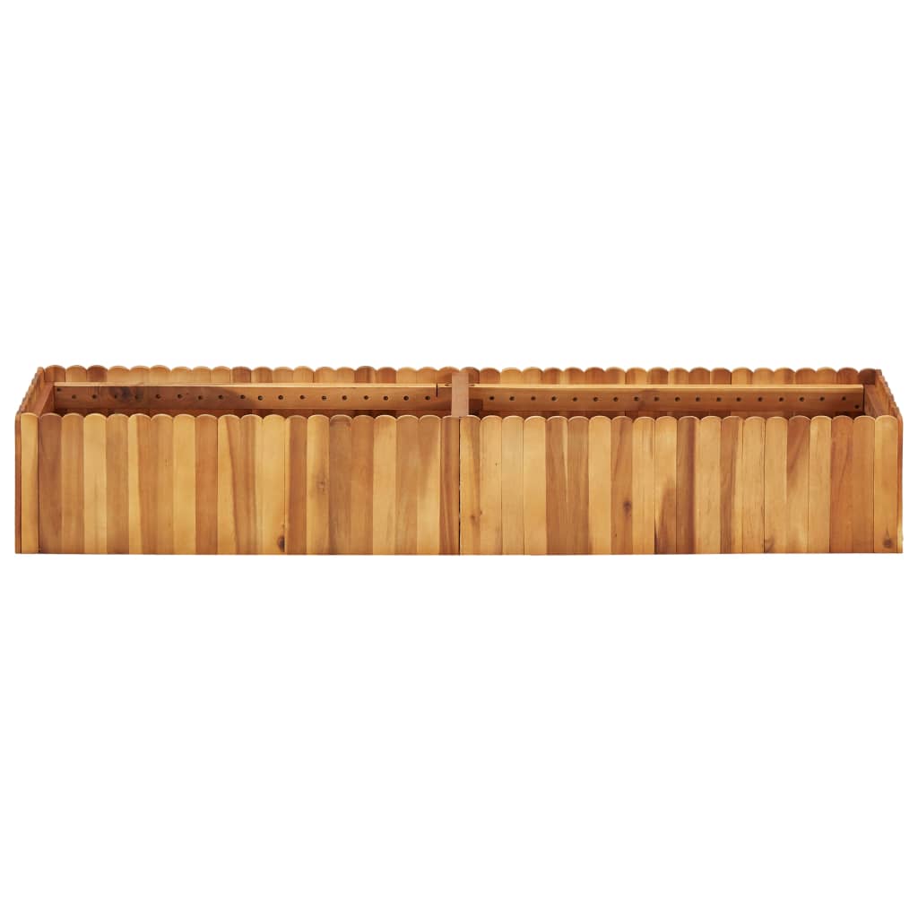 Garden Raised Bed 150x30x25 cm Solid Acacia Wood