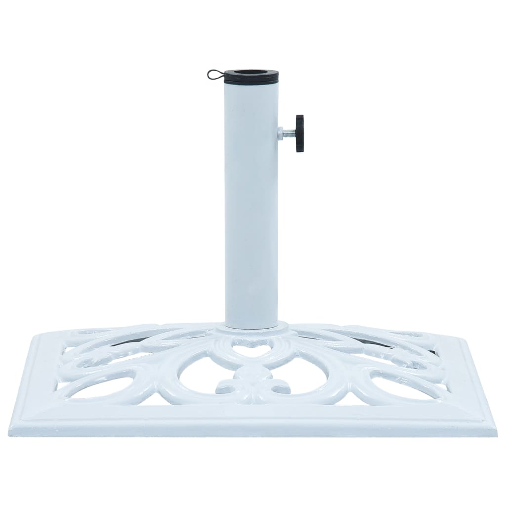 Umbrella Base White 12 kg 49 cm Cast Iron