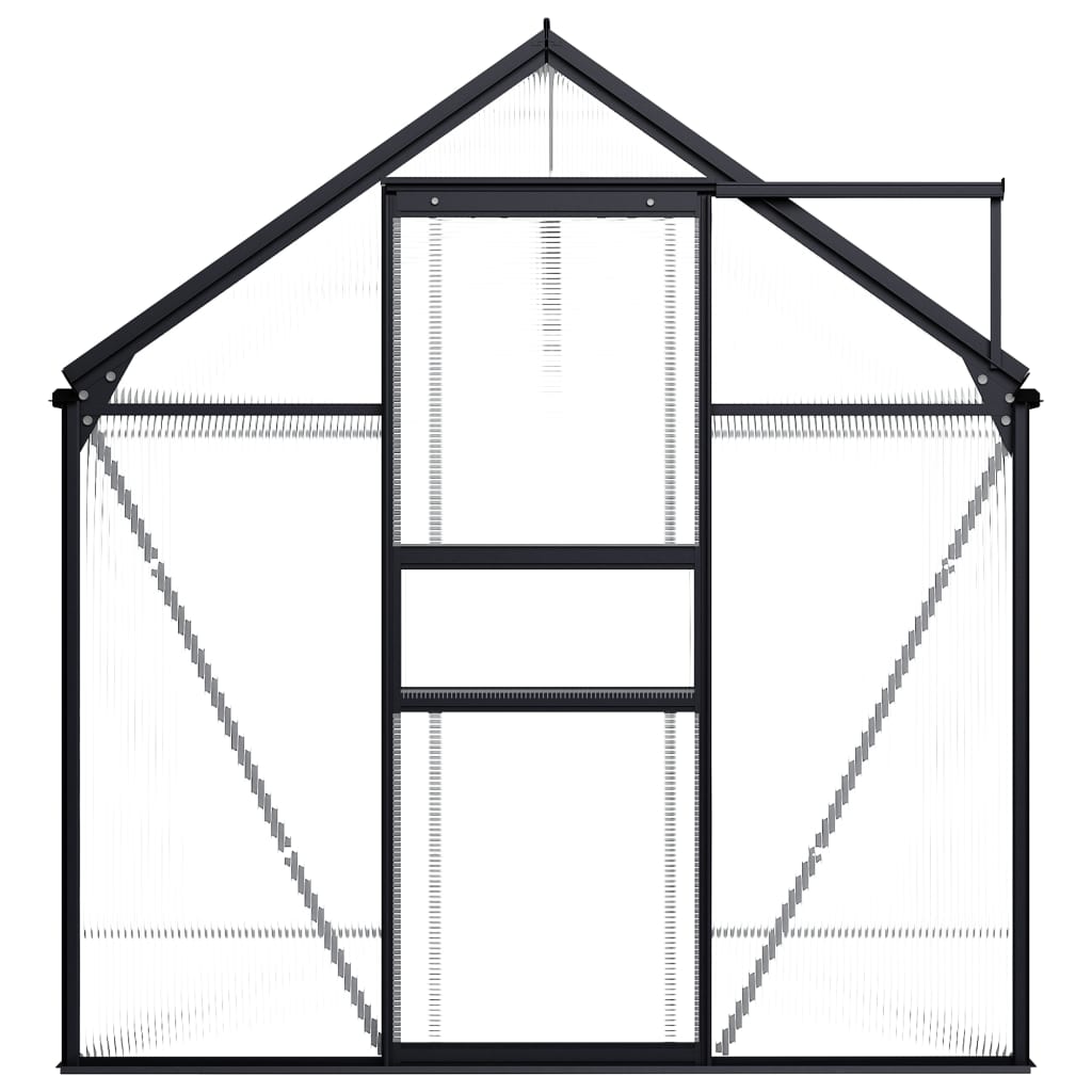 Greenhouse Anthracite Aluminium 4.75 m²