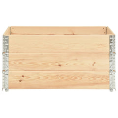 Raised Beds 3 pcs 80x120 cm Solid Pine Wood (310051)