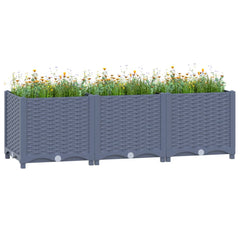 Raised Bed 120x40x38 cm Polypropylene