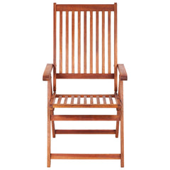 Folding Garden Chairs 3 pcs Solid Acacia Wood