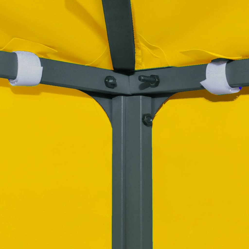 2-Tier Gazebo Top Cover 310 g/m² 4x3 m Yellow