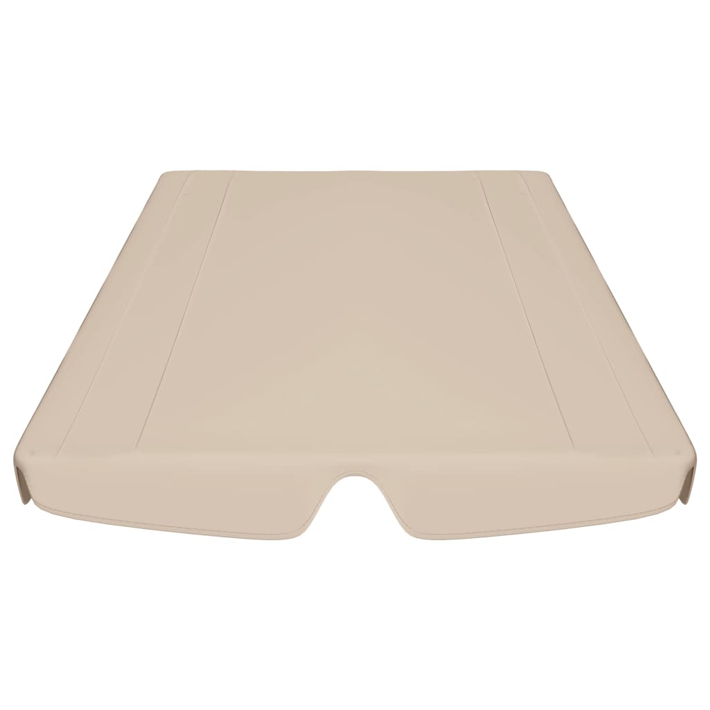 Replacement Canopy for Garden Swing Beige 188/168x145/110 cm