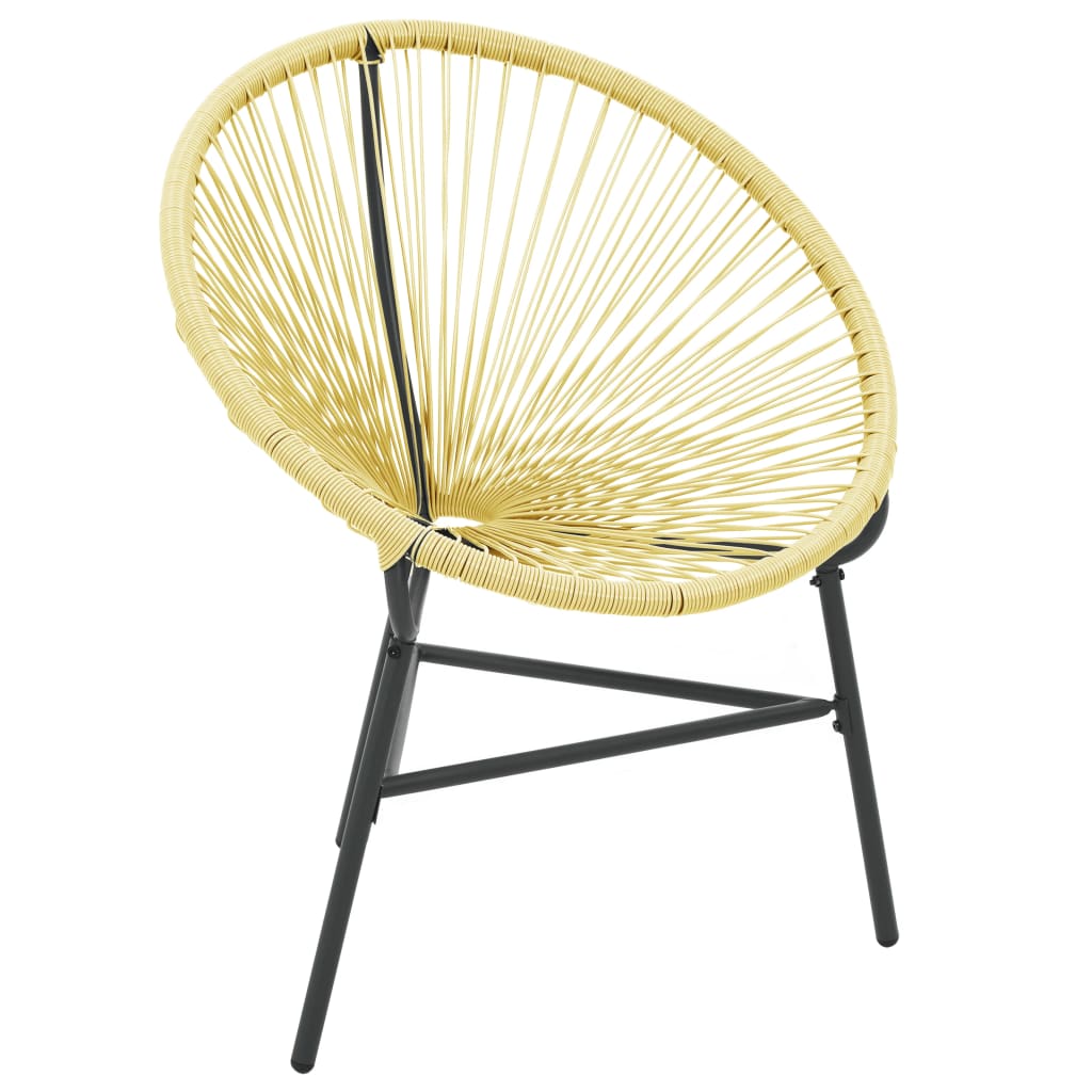 Garden Acapulco Chair Poly Rattan Beige