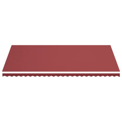 Replacement Fabric for Awning Burgundy Red 6x3.5 m